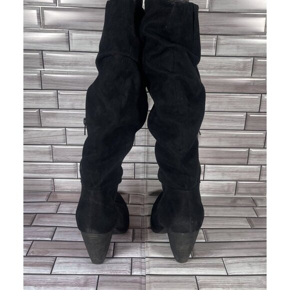 Charles‎ By Charles David Women's Black Heel Zipper Slouchy Boots Size 7.5 - Picture 4 of 7